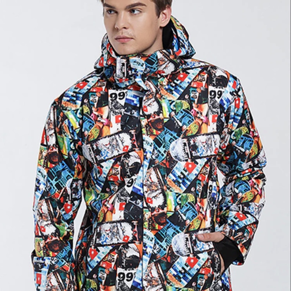 Gsou Snow Men's High Windproof Snowboard & Ski Jacket Wear - Picture 3 of 7